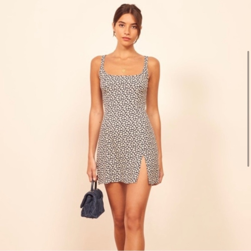 Reformation Noha mini dress Quito pattern